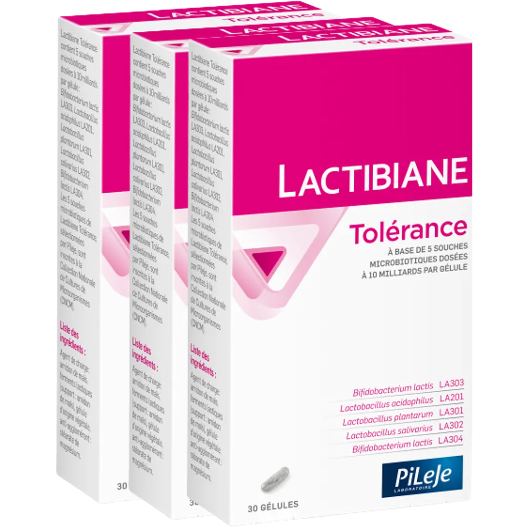 Pack Lactibiane Tolerance x3 / Indicado para la Diarrea Crónica o Alternancia Diarrea Estreñimiento