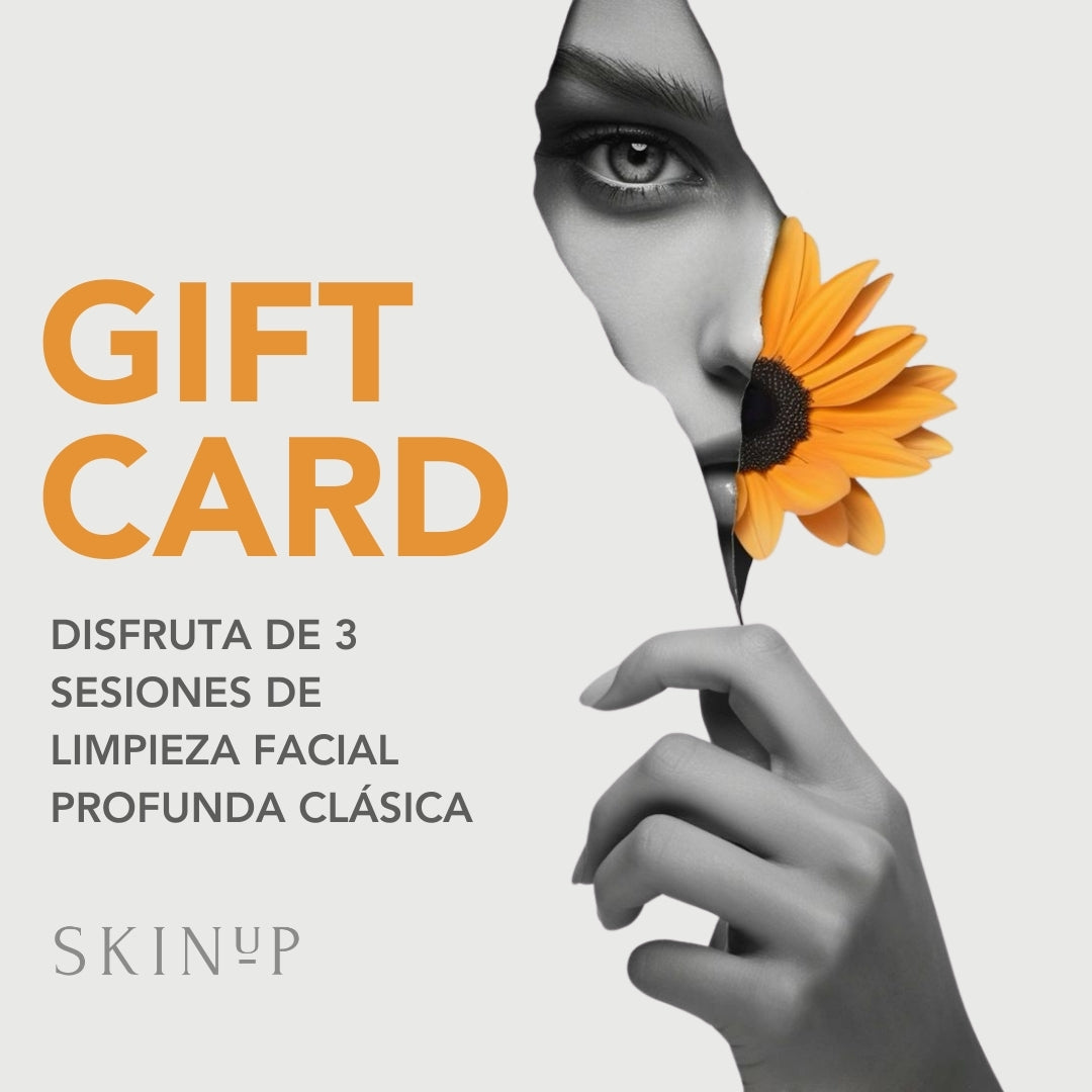 Gift Card Digital - Limpieza Facial Profunda PRO Pack 3 Sesiones 15% - Elige tu diseño!