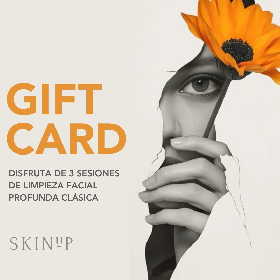 Gift Card Digital - Limpieza Facial Profunda CLÁSICA Pack 3 Sesiones 15% - Elige tu diseño!