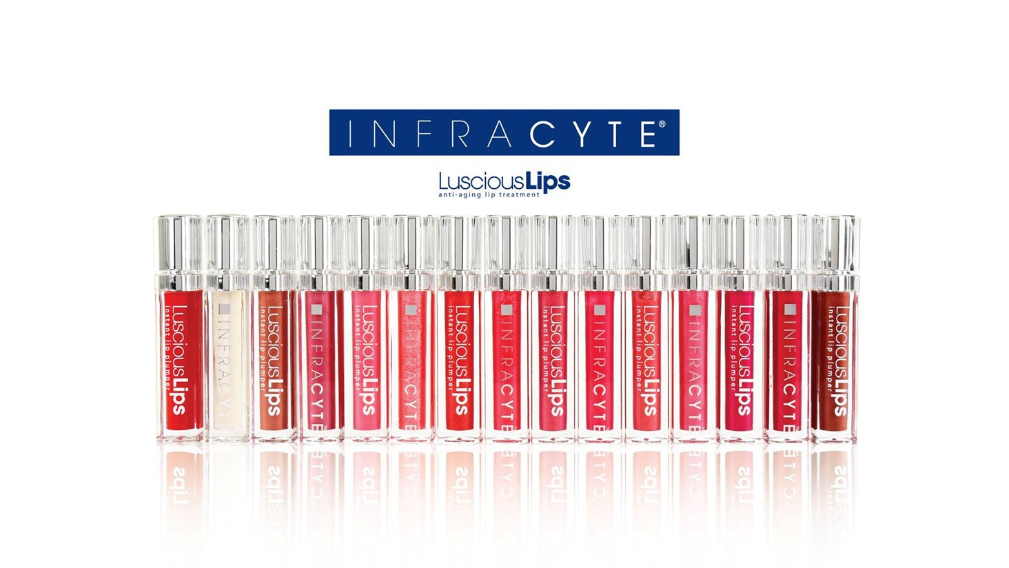 Infracyte Luscious Lips  11 TONOS / Brillo labial tratamiento anti-envejecimiento para labios más saludables, con más volumen y más jóvenes.