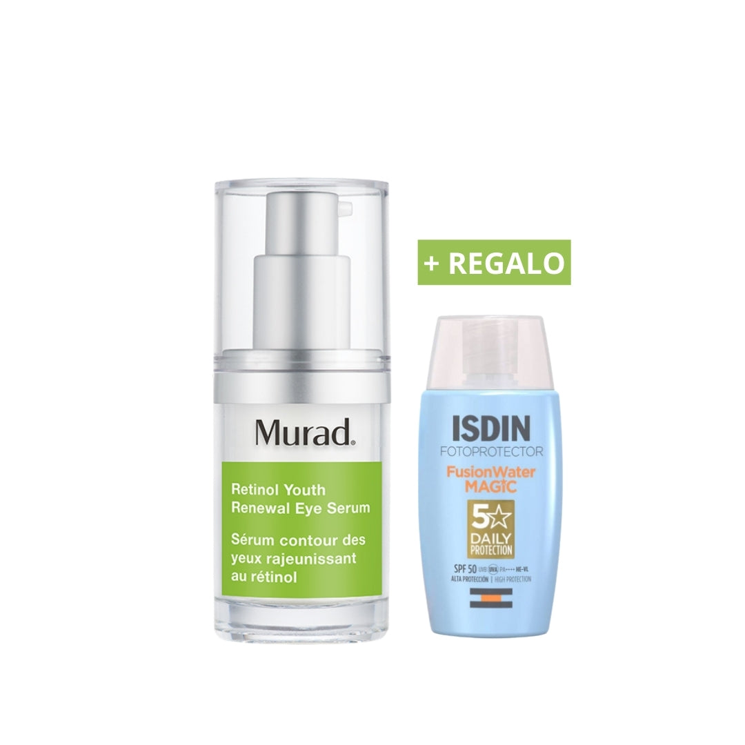 Pack Renueva y Protege / Retinol Youth Renewal Eye Serum + Protector Solar de REGALO