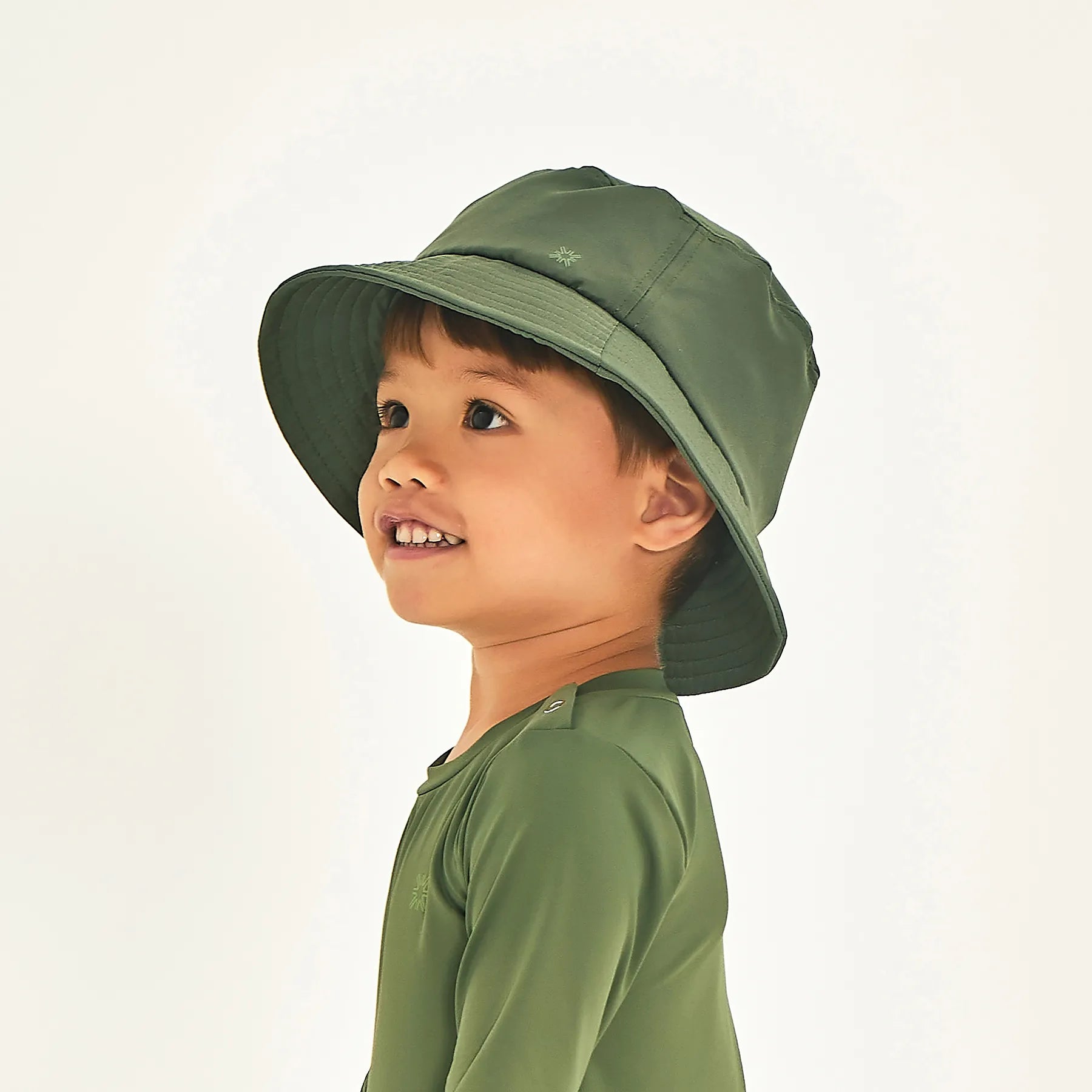 Sombrero Basic kids VERDE - Protección permanente FPU50+