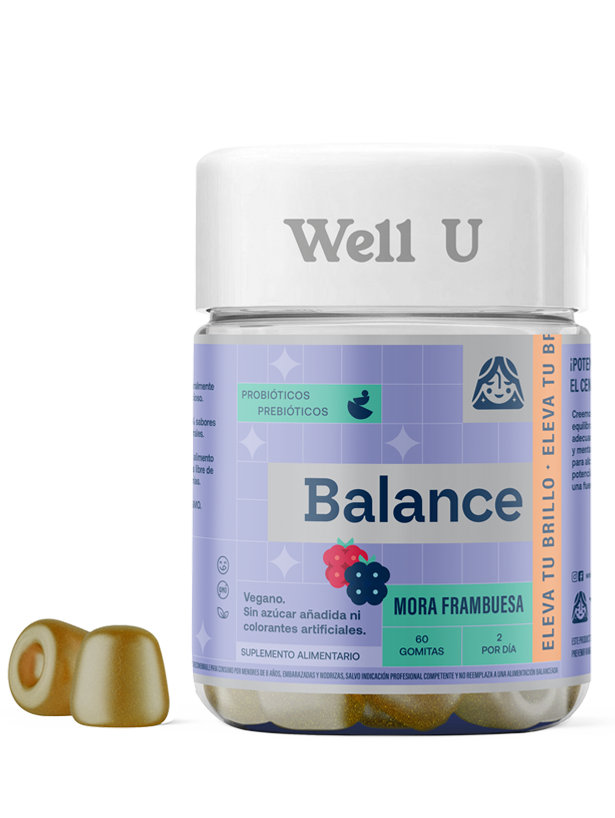 Gomitas BALANCE - Probióticos y Prebióticos - Para mejorar tu salud intestinal y fortalecer tu sistema inmunológico